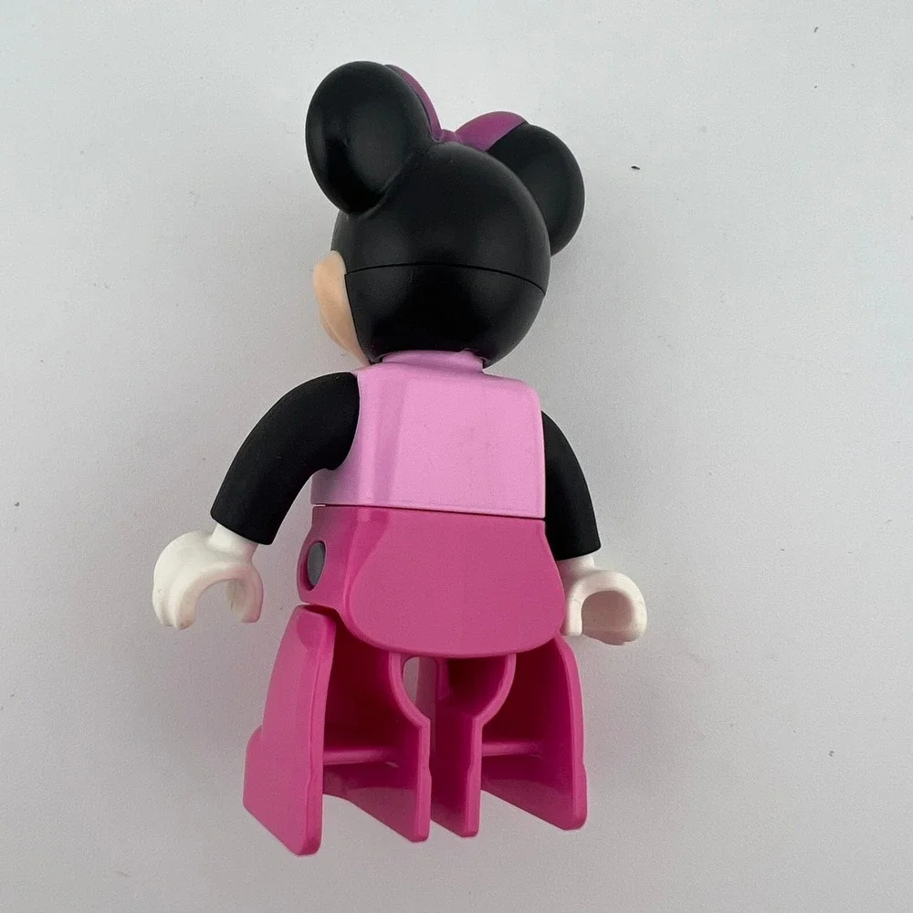 LEGO DUPLO Minnie Mouse Figure‎ Pink Polka Dot Outfit Disney Toy